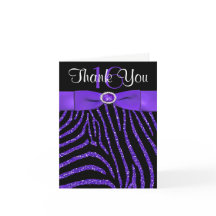 Lila das DRUCKband, schwarzer Zebra danken Ihnen