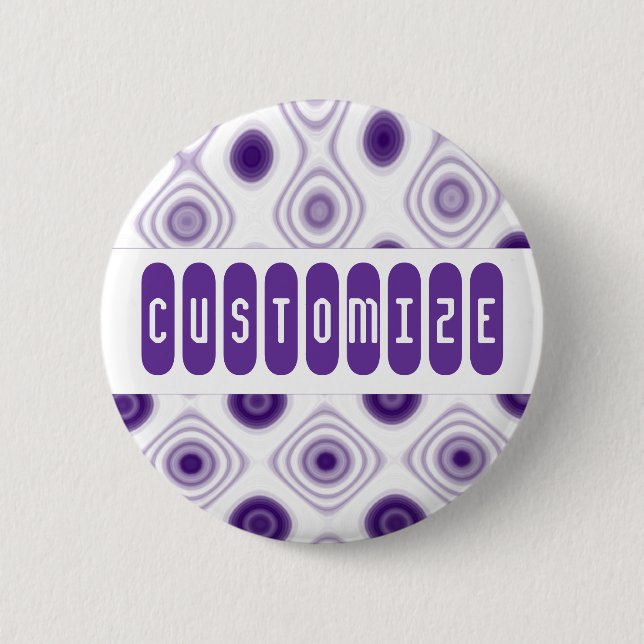 Lila Daze Button (Vorderseite)