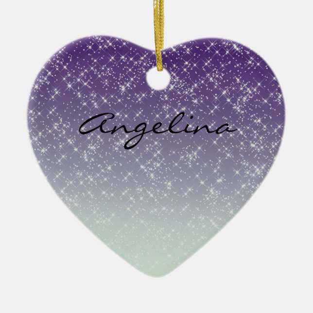 Lila Daze Keramik Ornament (Vorne)