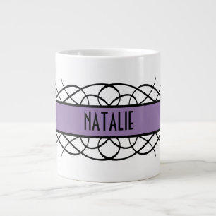 Lila Deko Blühe Tasse