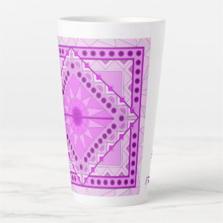 LILA DEKORATIVE ART TASSE