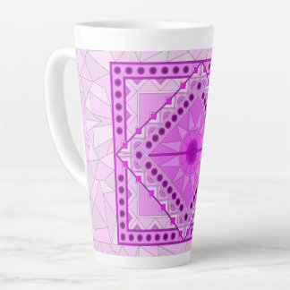 LILA DEKORATIVE ART TASSE