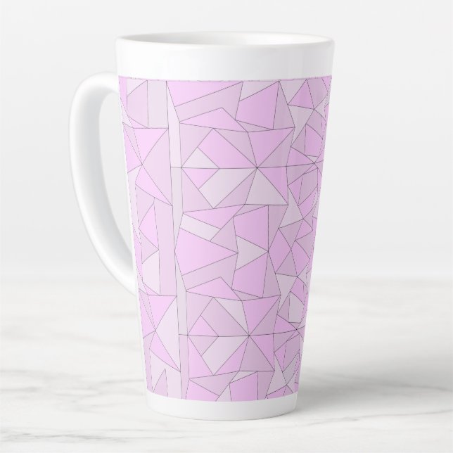 LILA DEKORATIVE ART TASSE (Linke Ecke)
