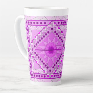 LILA DEKORATIVE ART TASSE