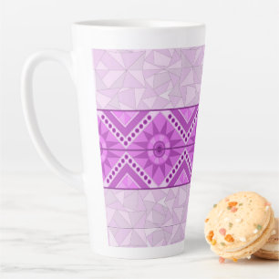 LILA DEKORATIVE ART TASSE