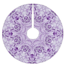 Lila dekoratives Weihnachtsbaumrock Polyester Weihnachtsbaumdecke