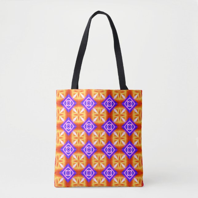 Lila Diamant und Orangenkreuz (Vorderseite)
