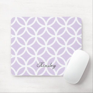 Lila Diamantmuster Personalisiertes Mousepad