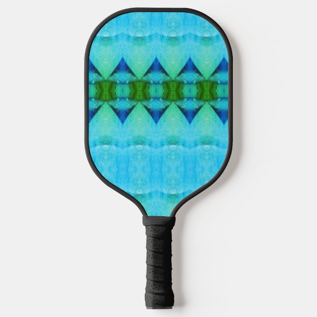 Lila Diamond Ikat GL Pickleball Schläger (Vorderseite)