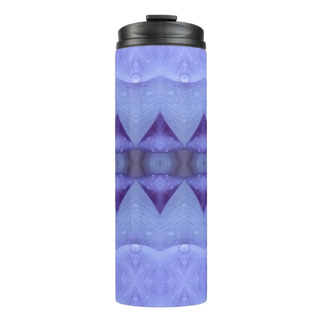 Lila Diamond Ikat Thermosbecher (Vorderseite)