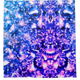 Lila Diamonds Duschvorhang