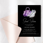 Lila Diamonds Glitzer 16 . Geburtstag Geburtstag Einladung<br><div class="desc">Alles ist Gold und Glitzer, wenn es um eine große Geburtstagsfeier zu einem süßen 16. Geburtstag geht. Sehr elegant und stilvoll in verschiedenen Farben und mit Ihrem eigenen Foto ist diese Einladung bestimmt zu erinnern. Alle Informationen sind mit Schriftart und Farben Ihrer Wahl anpassbar. Genießen Sie Ihre Anpassung, damit Sie...</div>