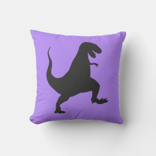 Lila Dinosaurier Cushion Kissen