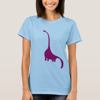 Lila Dinosaurier T-Shirt