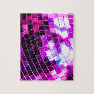 Lila Disco-Ball Puzzle