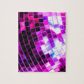 Lila Disco-Ball Puzzle