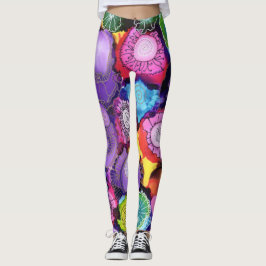 Lila Doodle-Leggings Leggings
