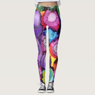 Lila Doodle-Leggings Leggings