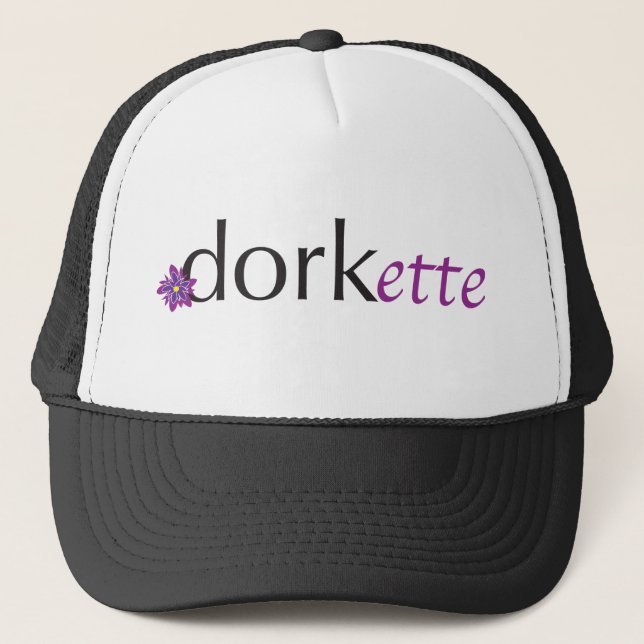 Lila Dorkette Truckerkappe (Vorderseite)