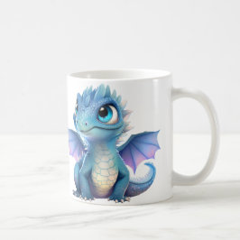 Lila Drache Kaffeetasse