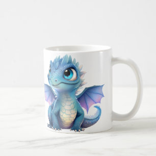 Lila Drache Kaffeetasse