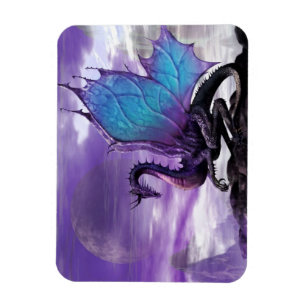 Lila Drache Magnet