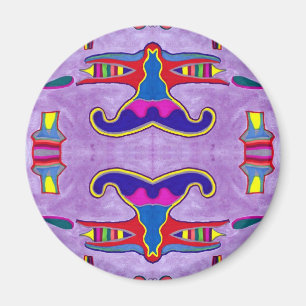 Lila Drachenmagnet Magnet