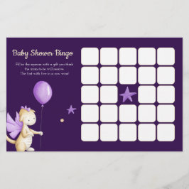 Lila Dragon and Balloon Baby Showroom Bingo Game