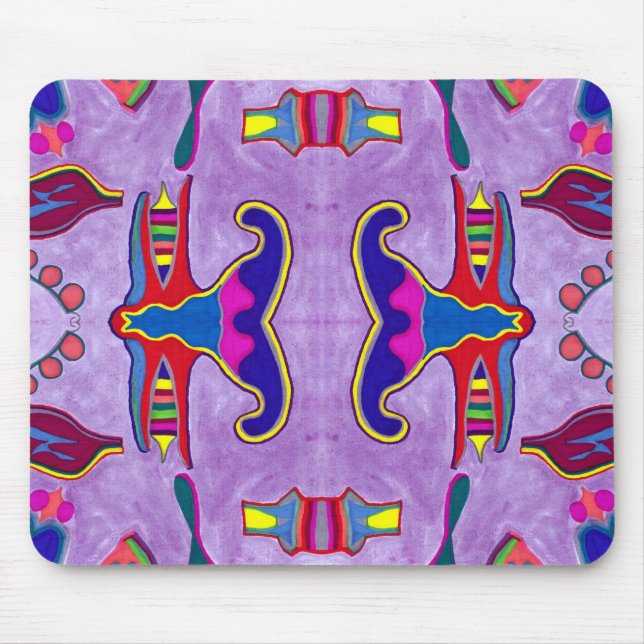 Lila Dragon Mousepad (Vorne)