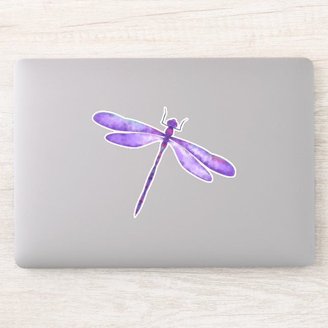 Lila Dragonfly Custom - Vinyl Sticker ausschneiden (Computer)
