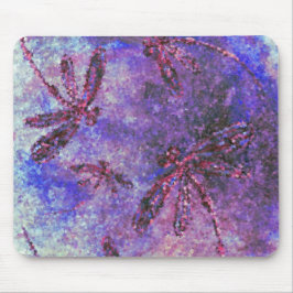 Lila Dragonfly Haze Mousepad