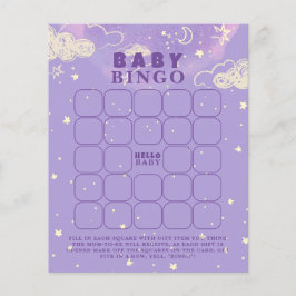 Lila Dream Baby Bingo Baby Showspiel