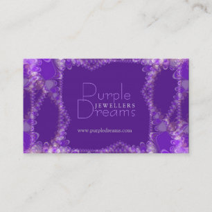 Lila Dreams Jewelier Business Card Visitenkarte