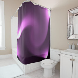 Lila Drehleuchten Duschvorhang