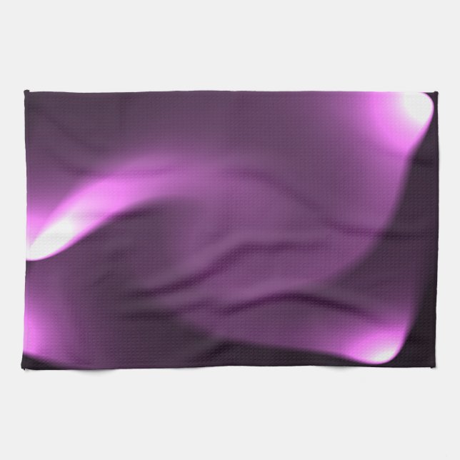 Lila Drehleuchten Geschirrtuch (Horizontal)