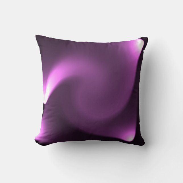 Lila Drehleuchten Kissen (Vorderseite)