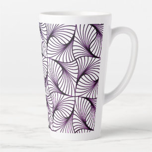 Lila Drehung Große Latte Tasse 17 oz