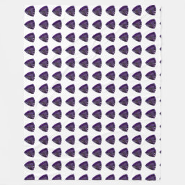 Lila Dreieck Fleecedecke