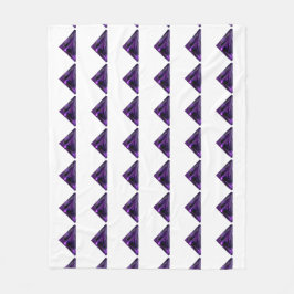 Lila Dreieck Fleecedecke