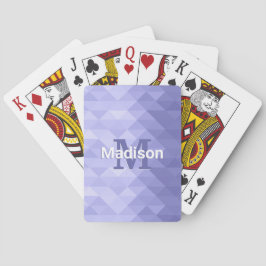 Lila Dreiecksquadrat Spielkarten
