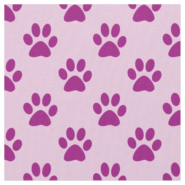 Lila Druckmuster auf Pink Stoff (Nahaufnahme)