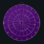 Lila dunkle Farbe Dartscheibe<br><div class="desc">Solide Farbe dunkel reich lila Design.</div>