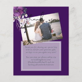 Lila Dynastie Dunkelblumen-Hochzeitssache