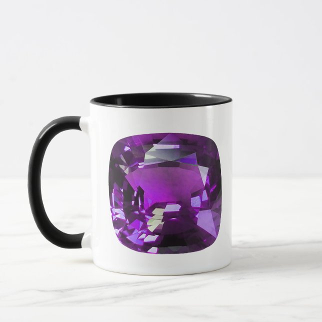 Lila Edelstein Tasse (Links)