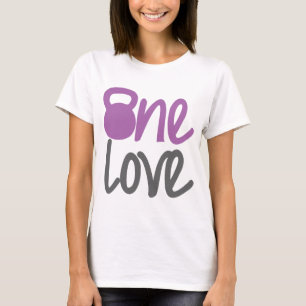 Lila "eine Liebe " T-Shirt
