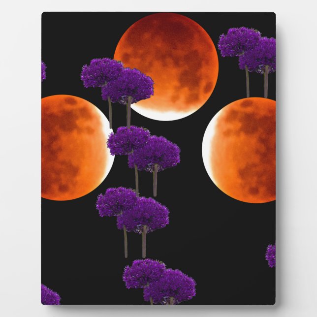 Lila Eingriff Fotoplatte (Vorderseite)