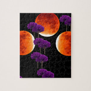 Lila Eingriff Puzzle