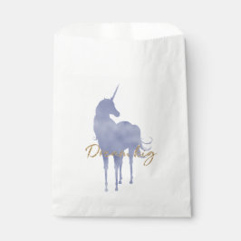 Lila Einhorn Gold Glitzer Traumstrecke Airolo - Gl Geschenktütchen