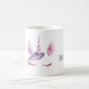 Lila Einhorn Kaffeetasse