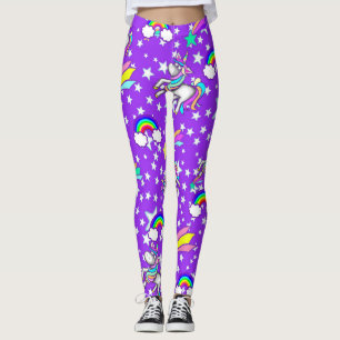 Lila Einhorn Leggings